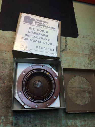 Federal Signal SA70 Siren Speaker 58watt NOS Coil Repair Kit 8287A164