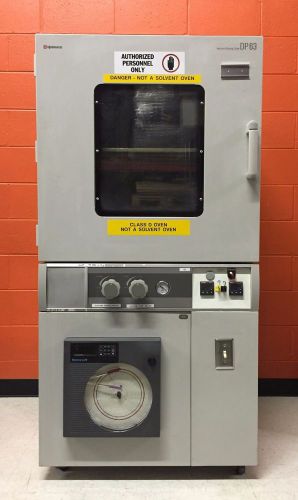 Yamato dp63, +5°c to 200°c, vacuum drying oven + honeywell dr4312 chart recorder for sale