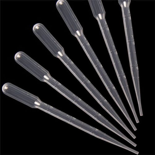 3ml disposable polyethylene eye dropper set transfer graduated pipettes- 25 pack for sale