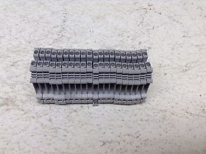 Phoenix Contact UK3N Gray Din Rail Wire Terminal Lot of 20 Grey