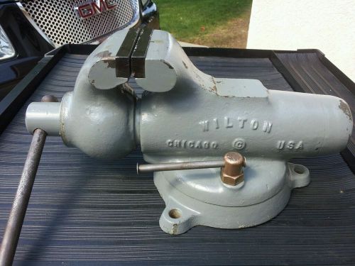 Wilton bullet machinist vise vintage 930 / 830. 3&#034; jaws 12&#034; long  12-46 date