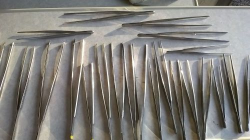 V. mueller pilling dittmar tweezer forceps graspers lot  24 total. German