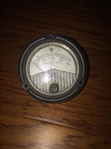 Vintage Gauge Meter Steampunk Tested Works Rare Numbers