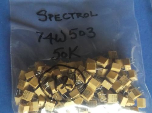 74W503 - QTY 20 - NEW SPECTROL TRIM POT 50K Ohm