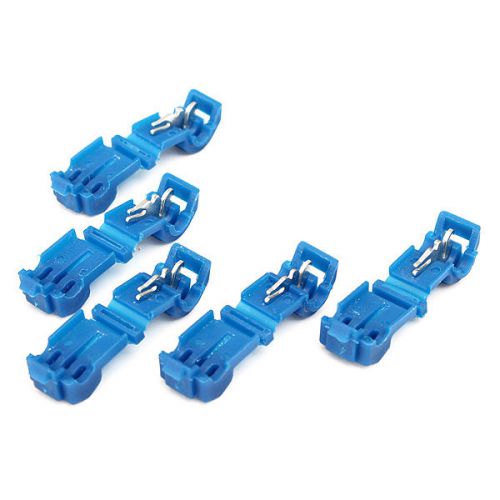 New 5pcs insulated quick wire connectors blue 18-14 awg audio terminal for sale