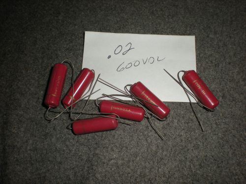NOS Pyramid Type III Capacitor, .02mf  600VDC NOS