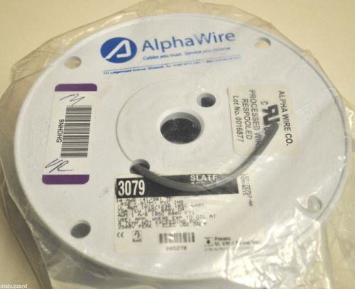 Alpha Wire 100 Feet Slate Hook-Up Wire 3079 *BRAND NEW SEALED &amp; FREE SHIPPING*