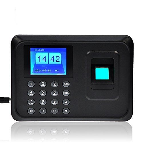 Gizga A6 2.4&#034; TFT Biometric Fingerprint Time Attendance Clock for Employees
