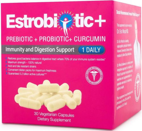 ESTROBIOTICS  Womens Probiotics With Prebioticss &amp; Curcumin     S