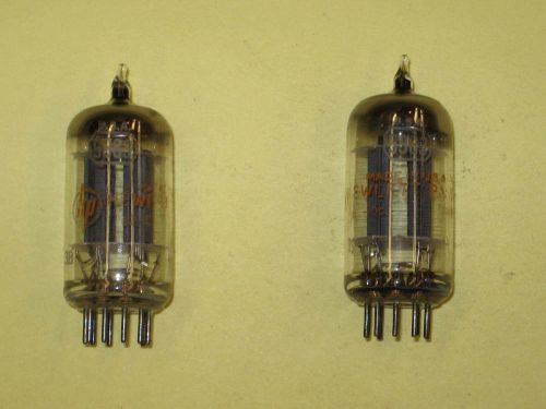 5963 12AU7 TV - AUDIO - GUITAR - AMPLIFIER - HAM - RADIO tube - set of (2)