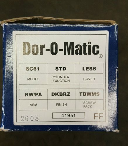 Dor-o-matic sc61 door closer for sale