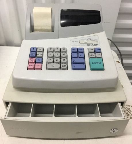 Sharp XE A101 Cash Register Lightly Used Works Great Clean Tested