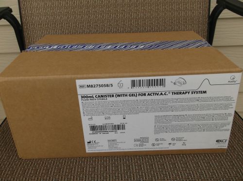 KCI WOUND VAC THERAPY 300MI CANISTER W/GEL NEW IN BOX SEALED