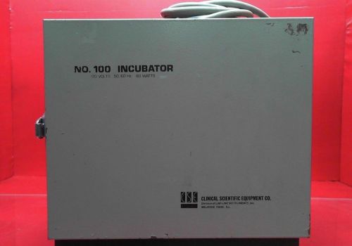 Clinical Scientific Equipment No. 100 Bench Top Incubator (POWERS ON)