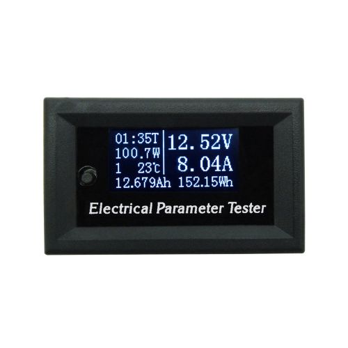 33V 100V 10A Tester Voltage Current Time Temperature Capacity Voltmeter Ammeter