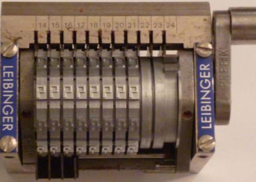 (G)-Leibinger Offset Number Machine, New, MICR/E-13B,8 Digit, Heidelberg GTO