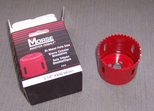 MK Morse AV40 Hole Saw, 2-1/2-Inch Bi-Metal Boxed