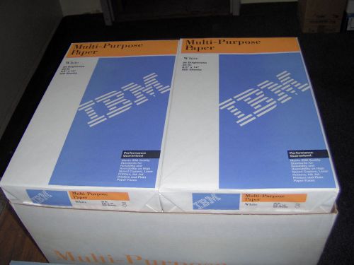 IBM Copy Paper, Legal 8 1/2&#034; x 14&#034;, 84 Bright, 5000 Sheets/Case, 20 lb. Bond