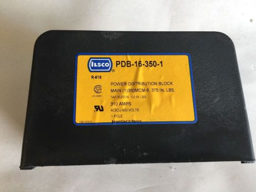 ILSCO POWER DISTRIBUTION BLOCK PDB-16-350-1