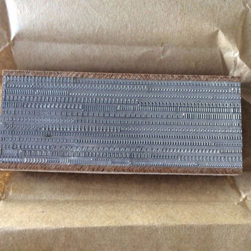Letterpress Lead Type 10 pt. Garamond Old Style Unused