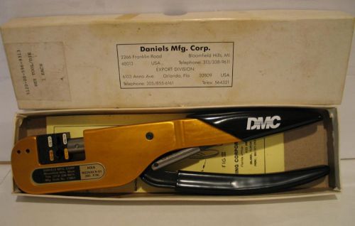 Daniels HX4 Crimp Tool M22520/5-01 with Y501 M22510/5-105 Positioner New