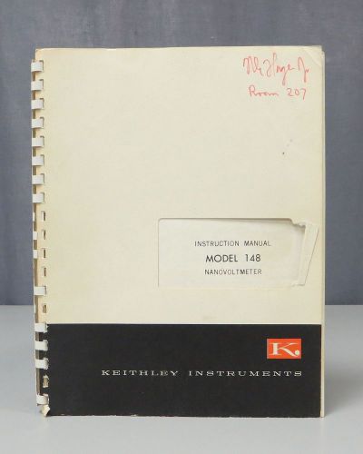 Keithley Model 148 Nanovoltmeter Instruction Manual