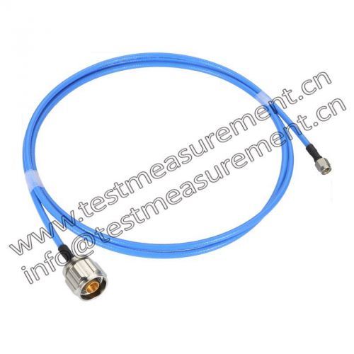 Huber+suhner multiflex_141 mf141 flexible microwave cable n male to sma male 18g for sale