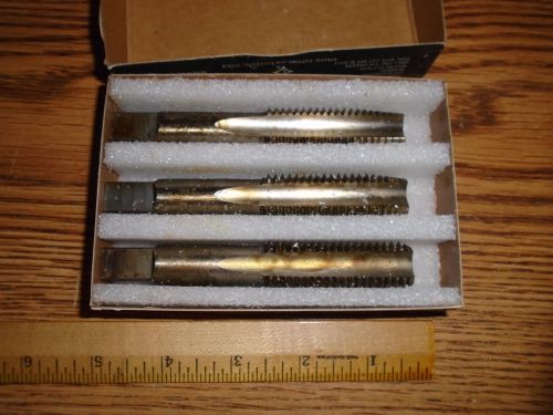 Cleveland twist drill 3/4-10 tap set machinist machining tools hss 3 pieces for sale