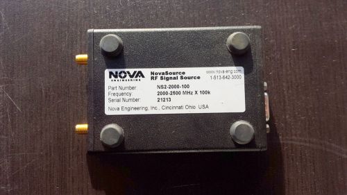 NOVA NovaSource RF Signal Source 2000-2500 MHz x 100 K ns2-2000-100 9 dBm