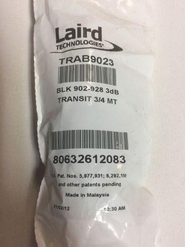 Laird Technologies TRAB9023 902MHz to 928MHz 3db Transit 3/4 MT