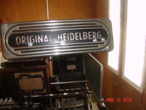 Heidelberg Die Cutter