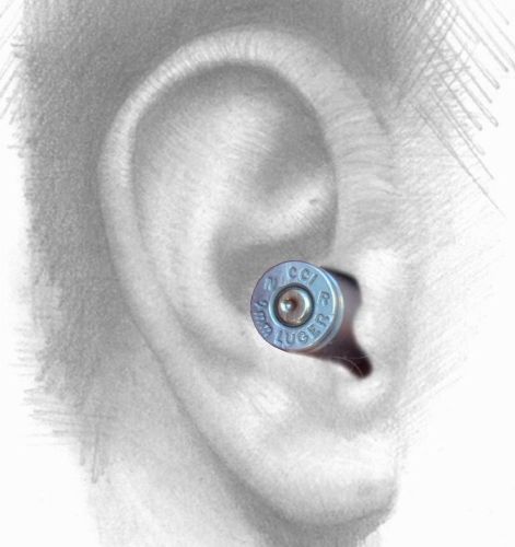 Hillary Clinton 9mm Noise Cancelling Bullet Ear Plugs