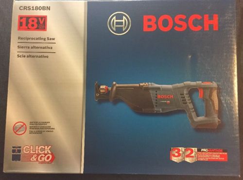 Bosch cr180bn 18v lithium-ion reciprocating saw tool only new for sale