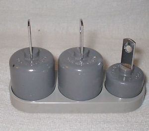 Ohaus Grey Metric 3-Piece Attachment Weight Set 2 Kilograms + One 500 Gram #707
