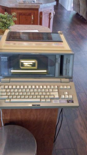 BROTHER WORD PROCESSOR WP-2200 WORKS