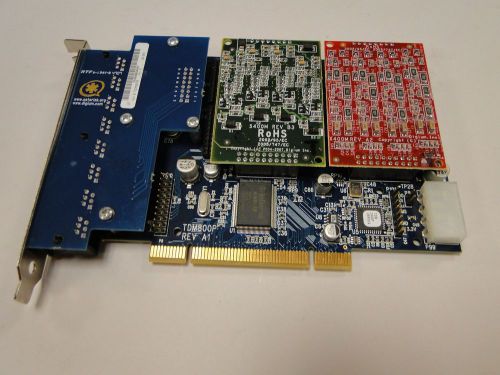 Digium TDM800P 1 x S400M 1 x X400M 4 FXS, 4 FXO 1 Year Warranty