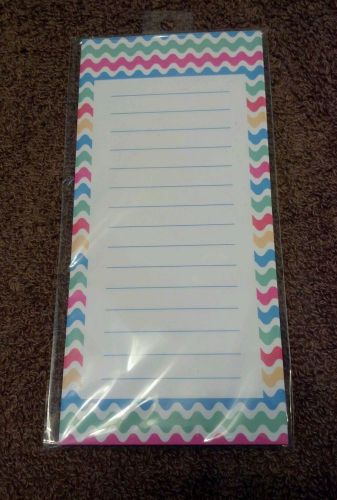 Multicolor Chevron Magnetic List Pad