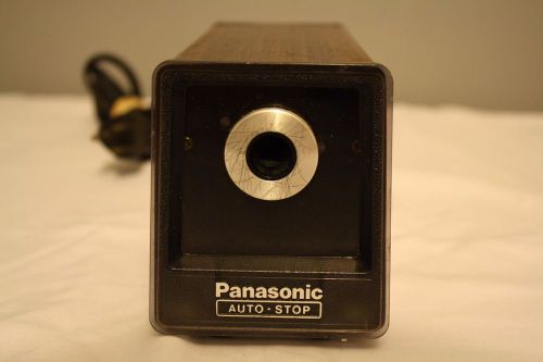 Vintage Retro Panasonic KP-77N Auto Stop Electric Pencil Sharpener Suction Feet