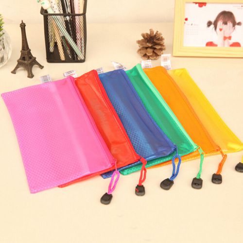 A4Plastic Zippy Bags Zip File Storage Document Folder Protective Wallet Sleeve01