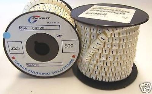 CRITCHLEY CABLE WIRE MARKING Z 23 06223 # 1   LOT