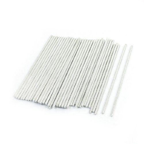 uxcell® 50Pcs RC Helicopter Model Part Stainless Steel Round Rod Axle 75mmx2mm