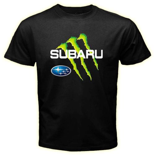 Subaru ME Racing Team Customs Printed Logo Black Design T-Shirt Tees Size S-5XL