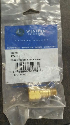 Western enterprises CV-8L TORCH MODEL CHECK VALVE