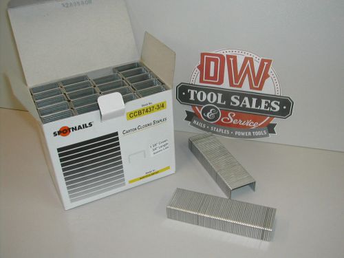 Sw7437 3/4&#034; carton closing staples (2,400) for sale
