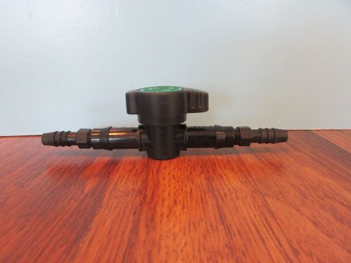 Inline shutoff valve drain, 5/16&#034; barbed  automatic watering small animal rabbi for sale