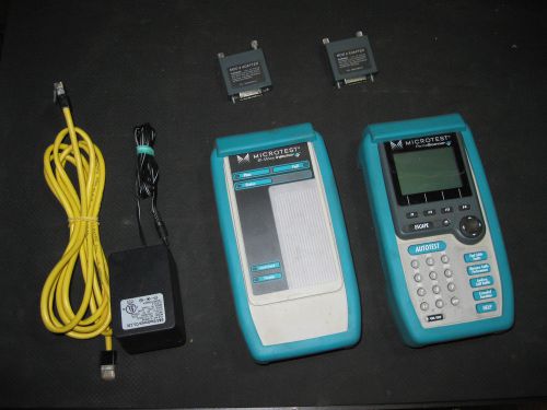 Fluke microtest pentascanner 350 cat5 test kit 2/way injector mod 8 for sale