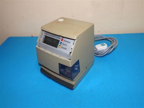 Amano pix-3000 pix-3200 electronic time recorder w/o front cover for sale