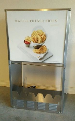 BKI COMMERCIAL FRENCH FRY/SANDWHICH FOOD WARMER Merchandiser Display Chick-fil-a