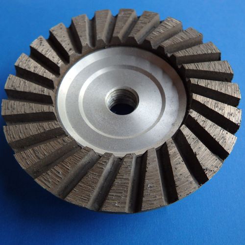 4&#034; diamond cupwheel turbo coarse aluminum granite,concrete countertops grinding