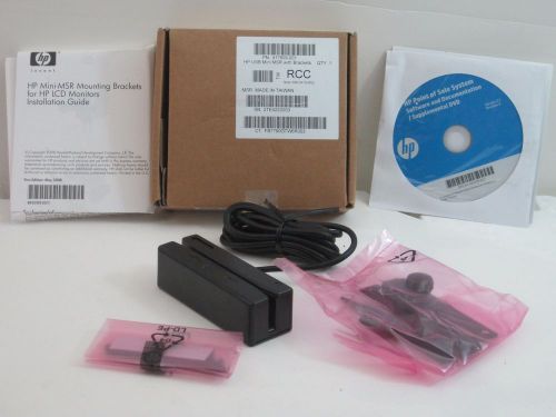 Hp usb mini magnetic stripe reader 417809-001 with brackets, software for sale